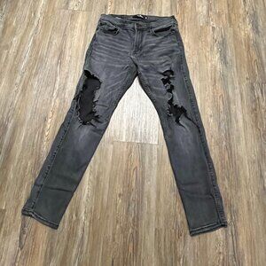 Hollister Skinny Jeans - Men Size 32x30 - Distressed - Advance Stretch